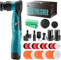 Cordless Mini Car Polisher Buffer, 6 Speeds, 2Pcs 2000mAh 1/3inch Orbital and Rotary Fast Change Polisher for Car
