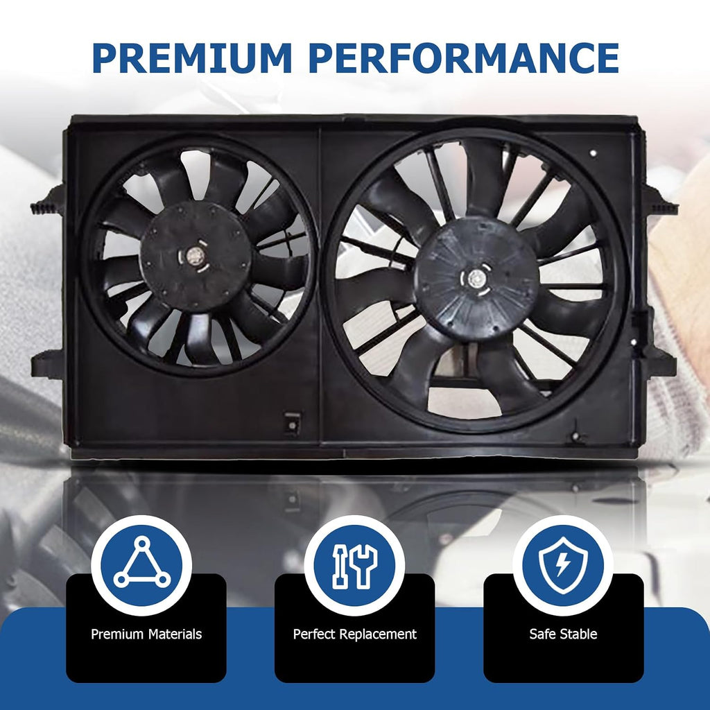 WFLNHB Radiator Cooling Fan Replacement for Pontiac G6 2005-2010 620610