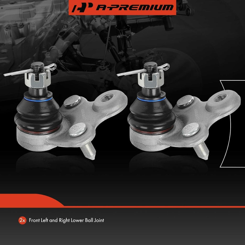 A-Premium Front Lower Ball Joint, Compatible with Honda