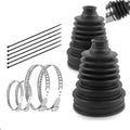 2PCS CV Boot Repair Kit Universal CV Axle Boot with Clamps