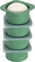 PLUS 1000ml Pizza Dough Proofing Containers for DIY family Artisan Pizza, Food Grade Silicone Stackable Boxes with