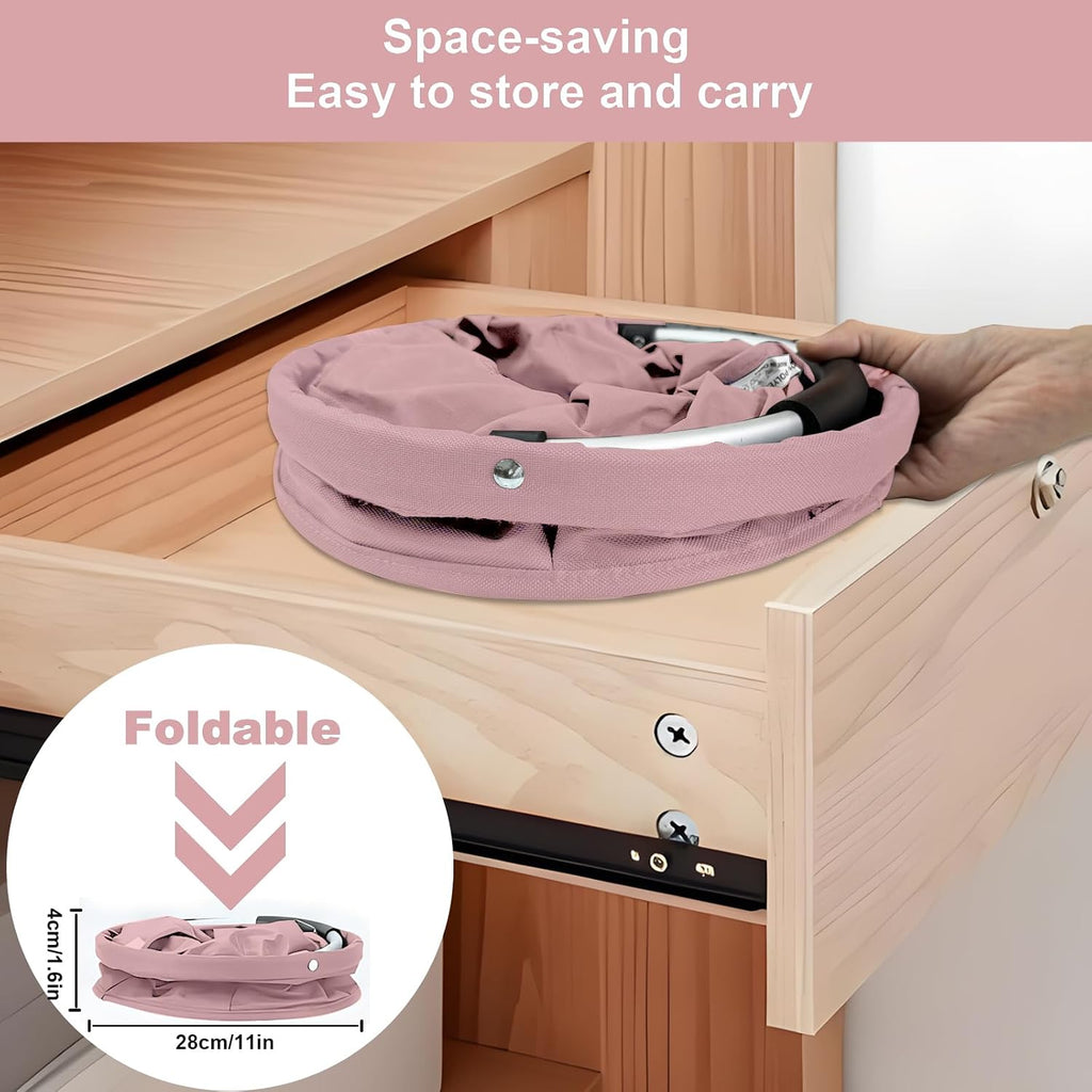 17L Cleaning Caddy with Handle, Cleaning Supplies Organizer, Foldable Storage Basket, Cleaning Supply Caddy, Portable