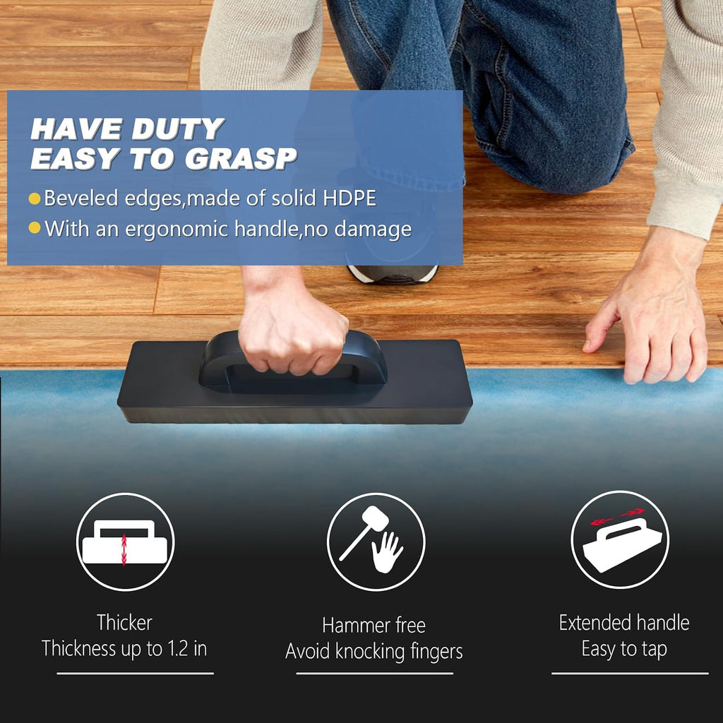 Tapping Block for Vinyl Plank, Laminate, LVP, Hardwood Flooring-MinliGUY