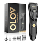 Hair Clippers for Men, Cordless Hair Clipper Kit, Adjustable 4 Length Setting, 2-Speed Settings, Replaceable Ceramic