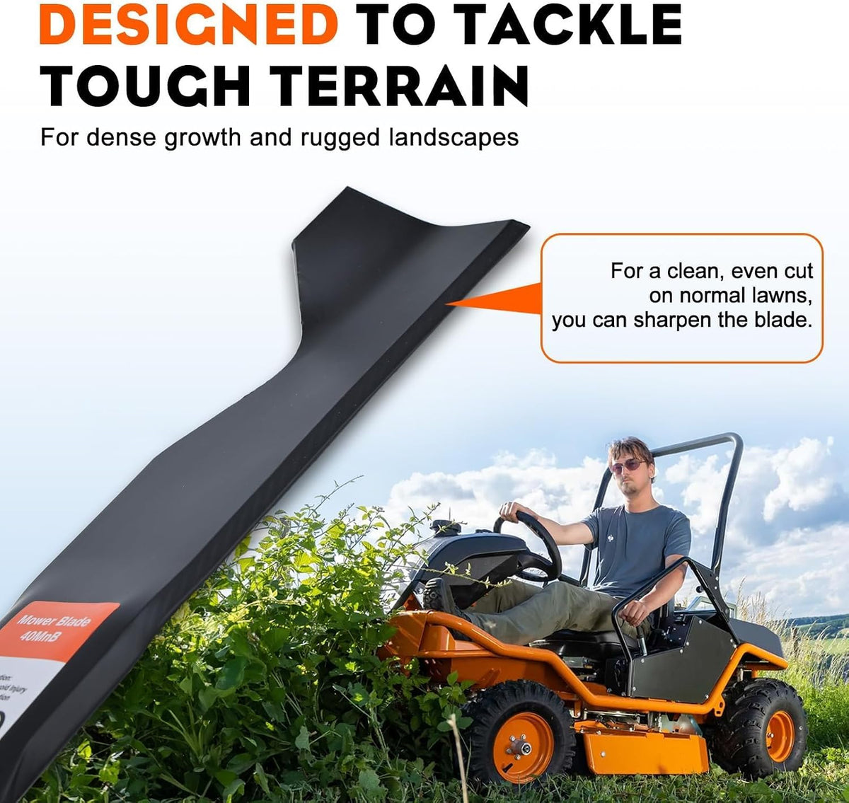 Hipa 532405380 46 Inch Mower Blades Replace for 405380 yth22v46 Blades
