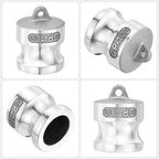 Kozelo Type DP 1" Aluminum Dust Plug Cam Lock Hose Fitting