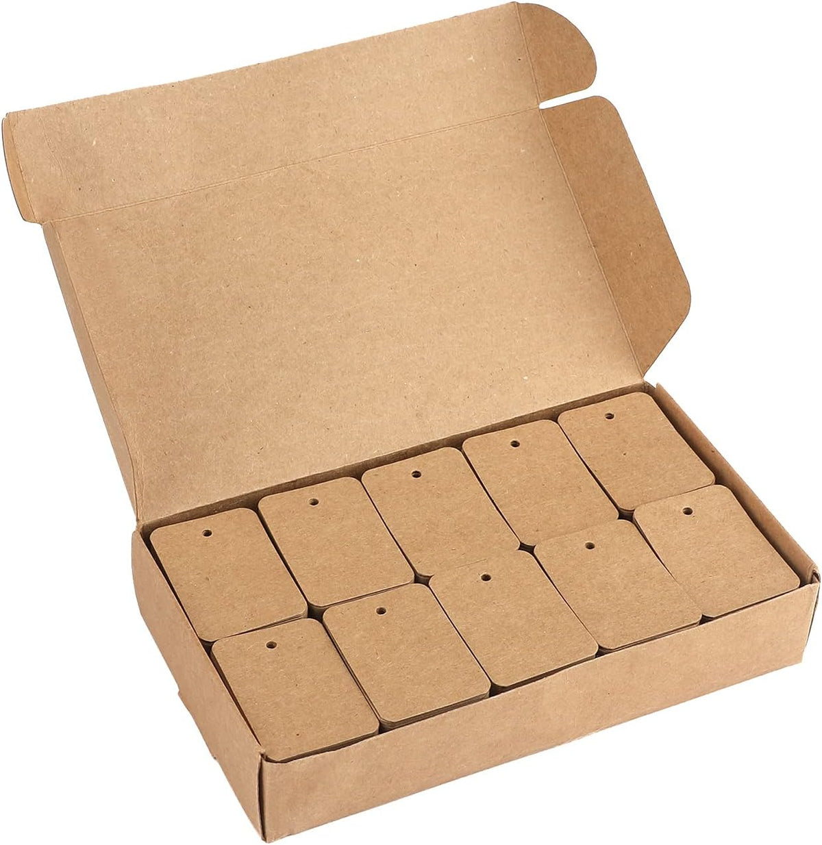 1000 PCS Price Tags, 1.9X 1.3 in Kraft Paper Labels, Unstrung