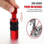 FYPower Aluminum Air Fittings, 1/4" NPT, 15 Pieces, Red