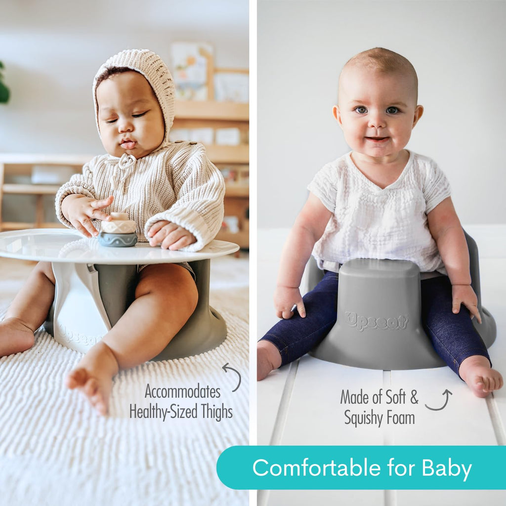 – The Original Ergonomic Baby Floor & Booster Seat with Tray, Developed with Physical Therapists for Upright Posture