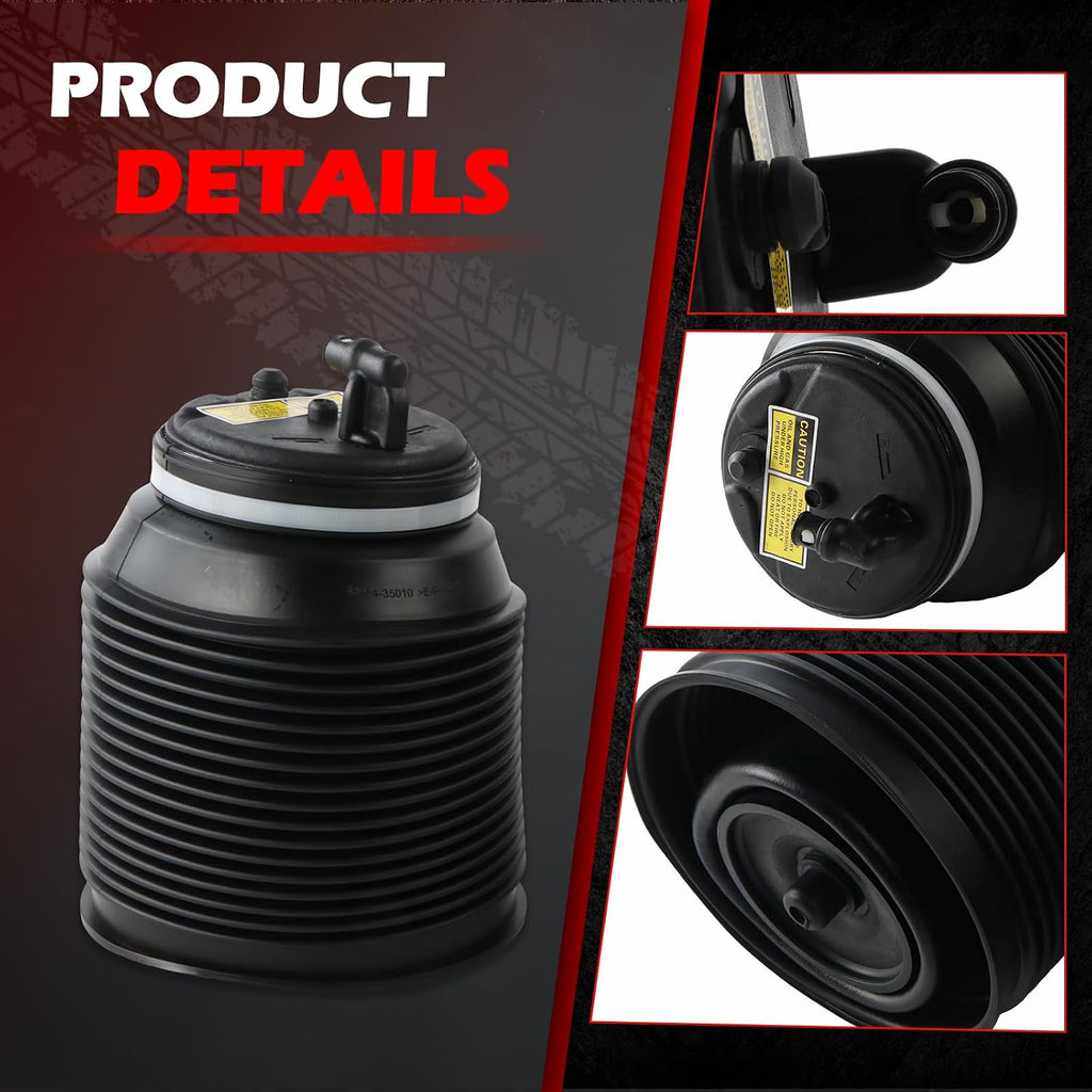 2Pcs Rear Air Suspension Bag Compatible with 2005 2006 2007 Sequoia 4.7L V8 Sport Utility 4WD/RWD OE 4808034010 4809034010