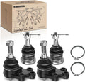 A-Premium Front Upper & Lower Ball Joint Kit, Compatible with Chevy, GMC