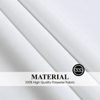 6 Pack White Round Tablecloths 120 Inch for Dining Tables