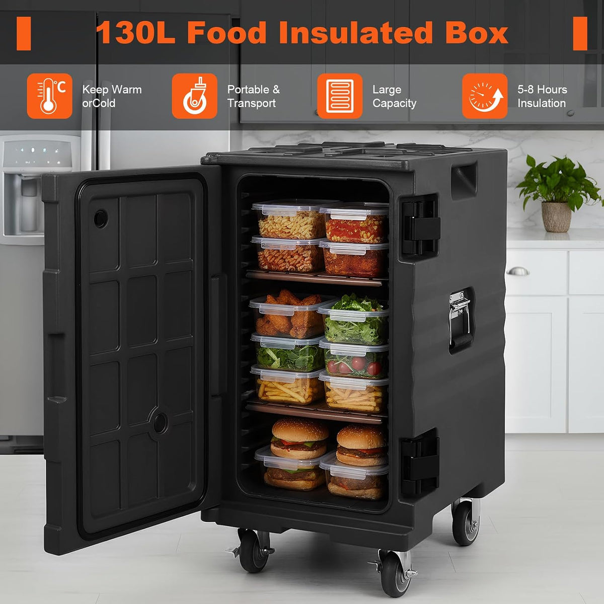 118QT Insulated Food Pan Carrier