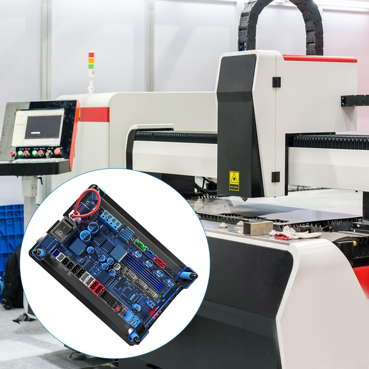 3 Axis GRBL Grblcontrol Stepper Motor 32-Bit CNC Engraving Machine Controller (1 Z-axis 2 Y-axis and 1 X-axis)