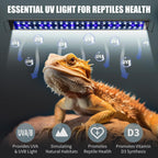 27-Inch UVA UVB Light for Reptiles with Controller, Full Spectrum