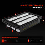 A-Premium 2-PC Engine Air Filter Compatible with Honda Models