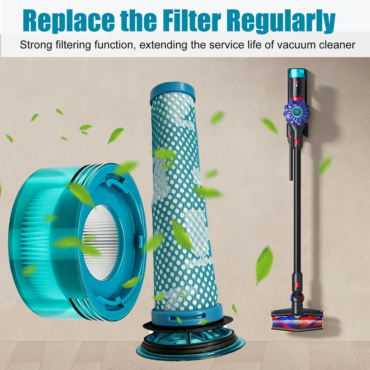 Washable Filters Set For Dyson V10 Konical / V10 Konical + Auto-empty Dok