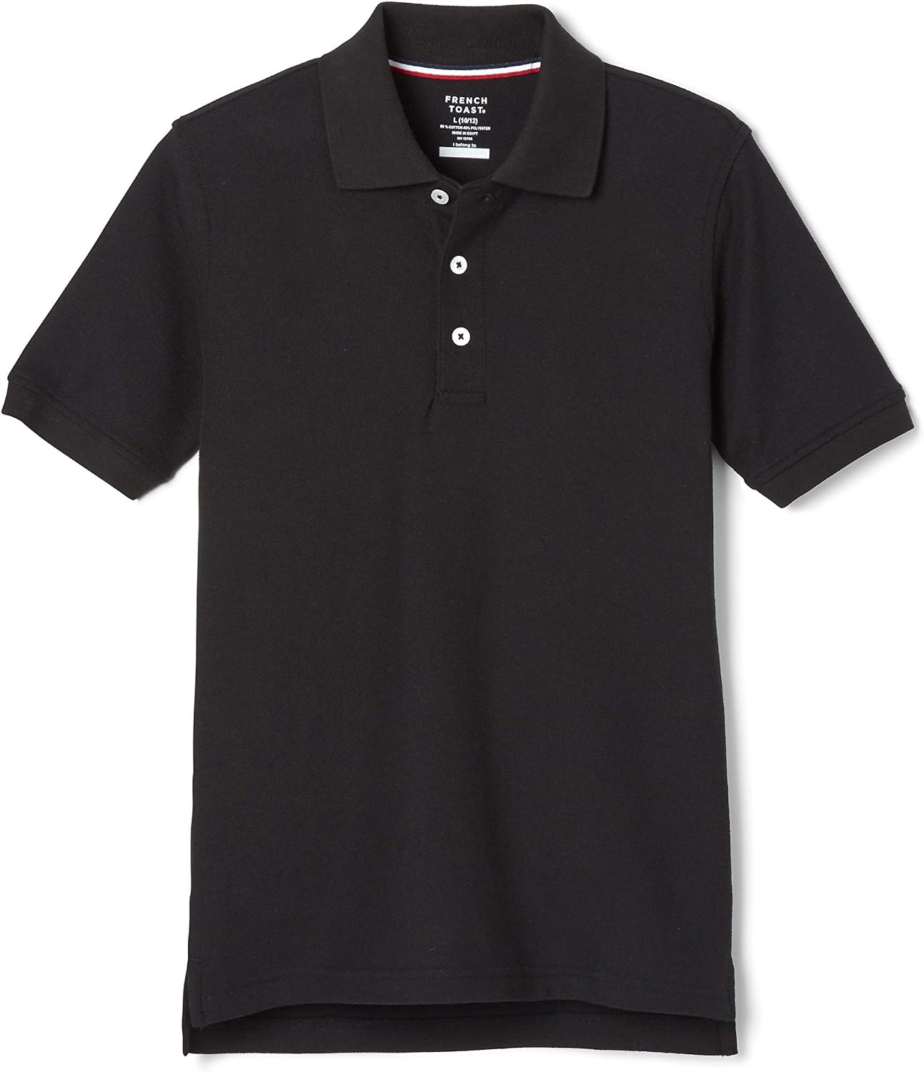 Boys' Short Sleeve Pique Polo Uniform Shirt (Standard & Husky)