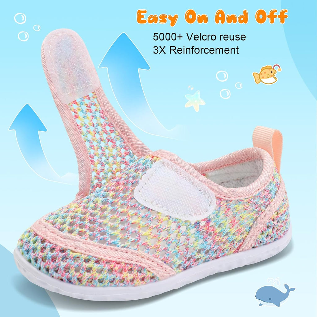 Toddler Water Shoes Boys Girls Swim Shoes Quick Dry Kids Aqua Socks Barefoot for Beach Swimming Pool