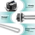 MOOTVGOO 2 Pack 100108283 Water Heater Element Replacement, 4500W 240V