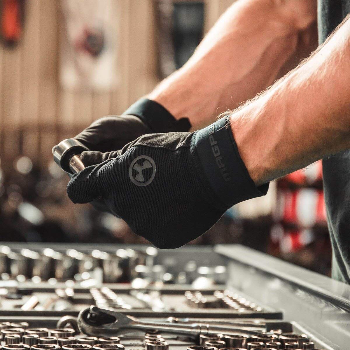 Technical Glove 2.0 Lightweight Work Gloves, Black, Small