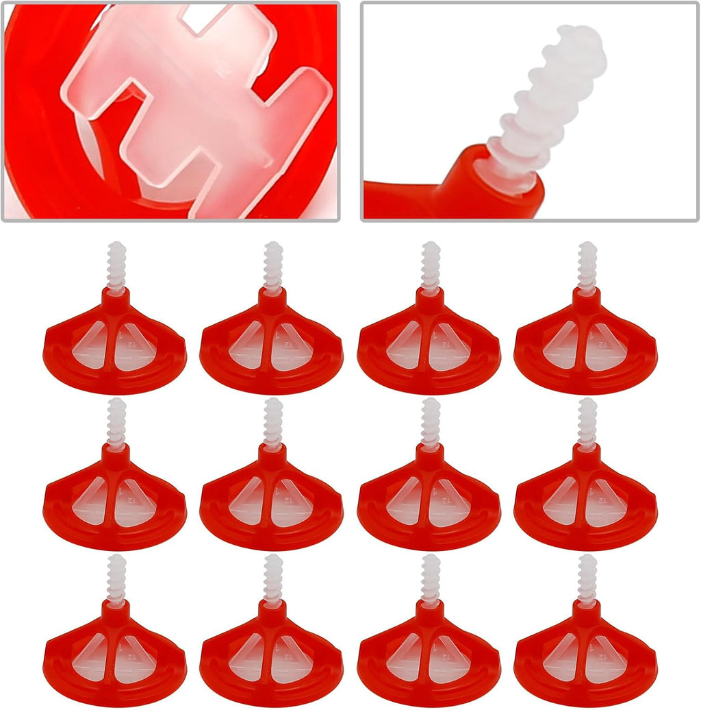1/8 Tile Leveling System Spiral Tile Spacers Leveling System Tile Anti-Loosening and Spacing System Kit (1/8"-300pcs
