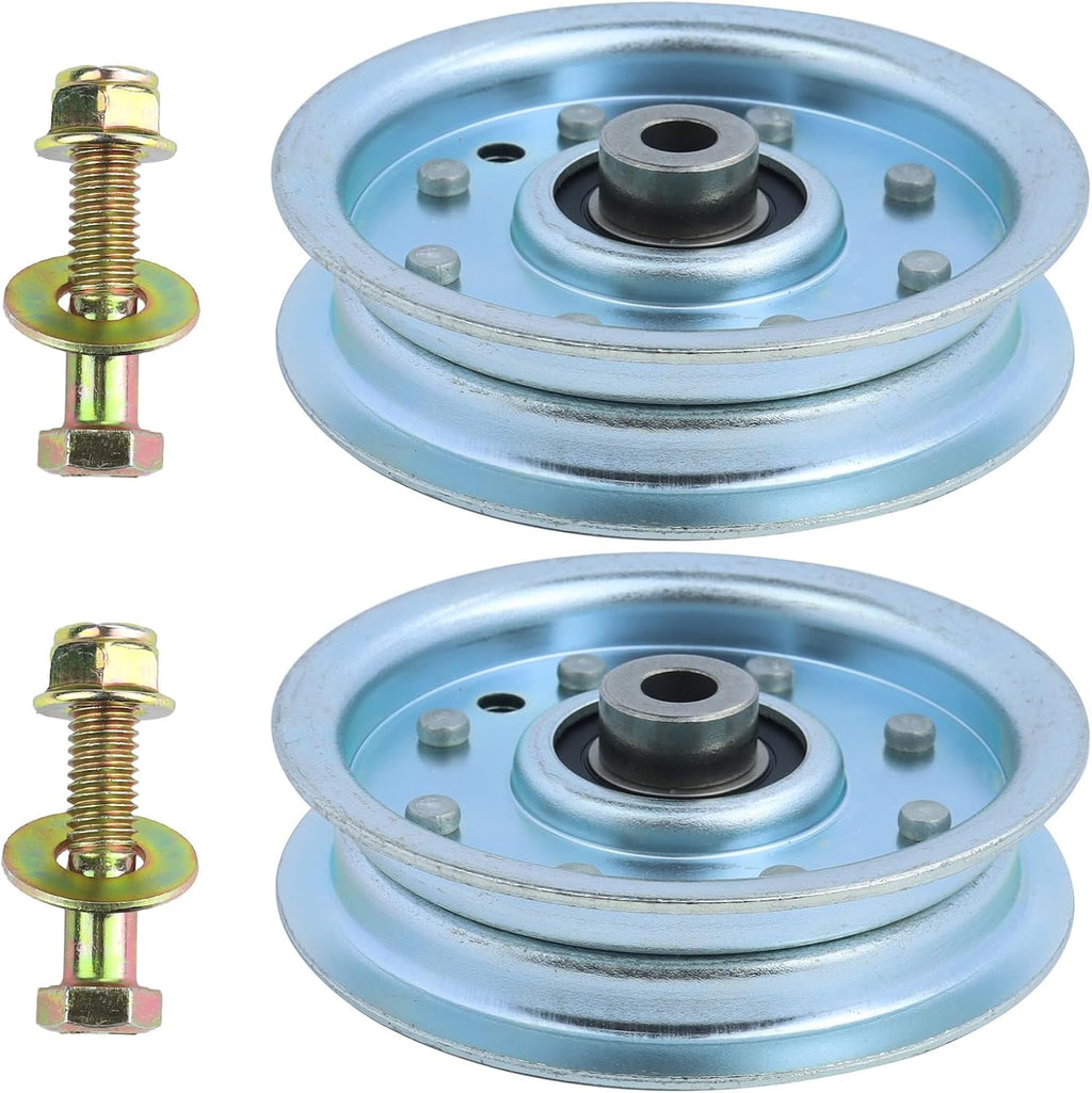 2Pcs 756-0627D Idler Pulley for Cub Cadet LT1045 LT1046 LT1018 Deck