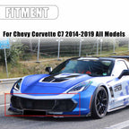 Replacement Front Bumper Mesh Grille for Chevy Corvette C7 2014-2019