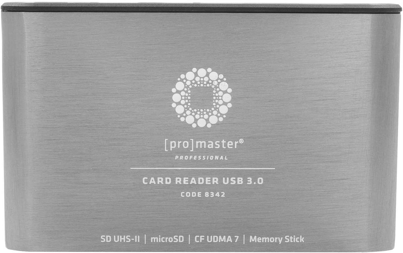 Professional USB 3.0 Multi Card Reader - Dual Slot SD, CF and Micro SD Card Reader, (Model 8342)