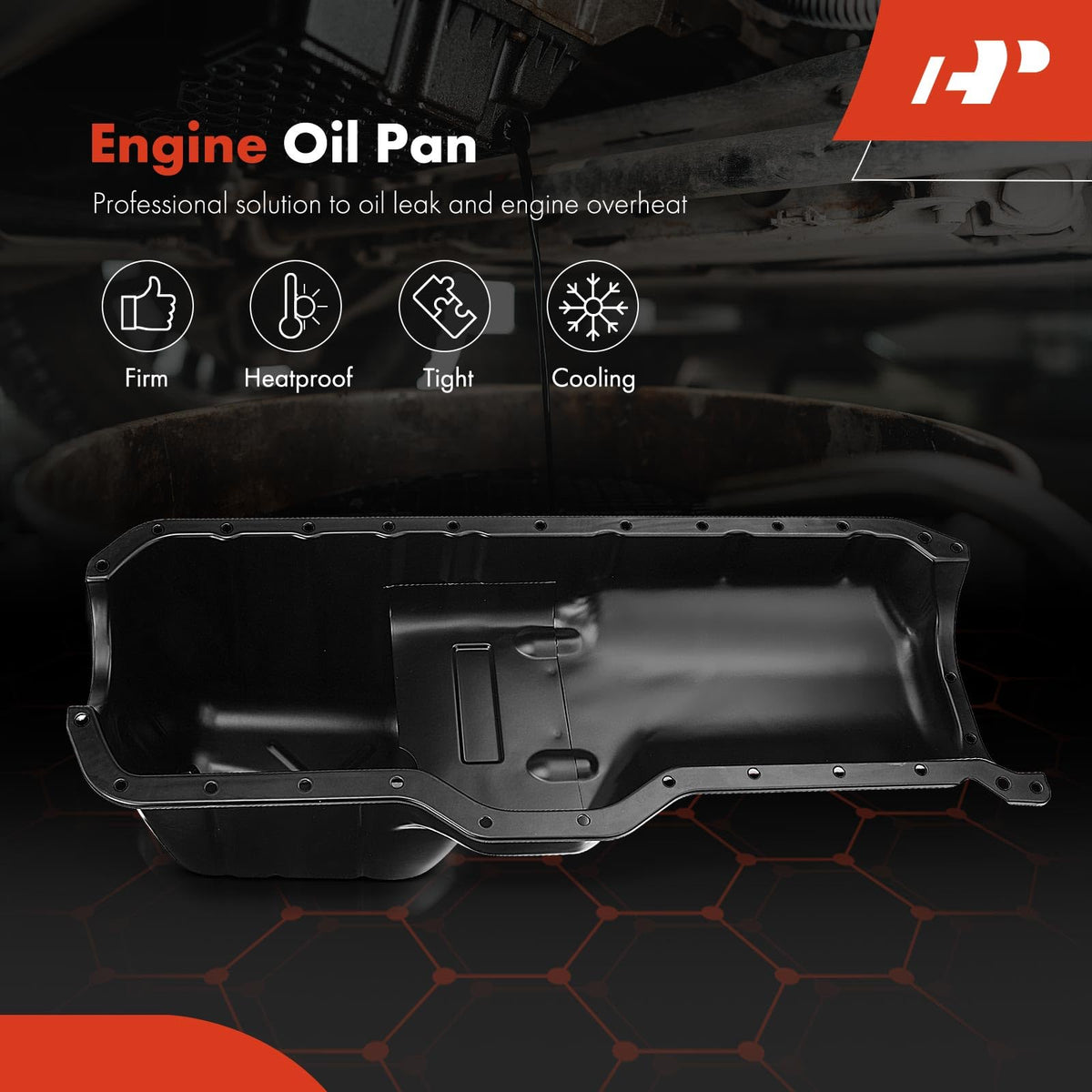 A-Premium Engine Oil Pan Sump with Drain Plug