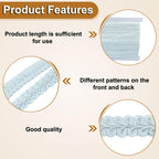 Gimp Braid Trim, White, 1/2 Inch, 14 Yards