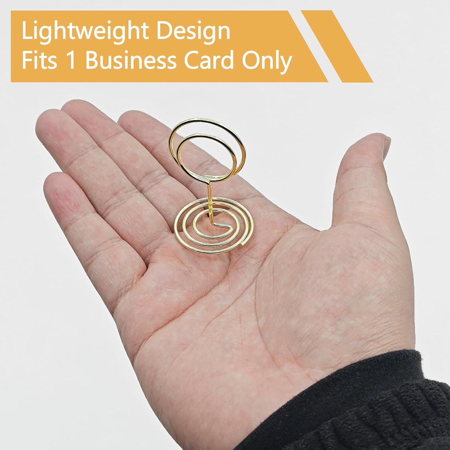 30PCS Gold Table Number Holders Place Card Holder,Small Photo Stand | Cards Stand Name Menu Clips,Table Sign Holders
