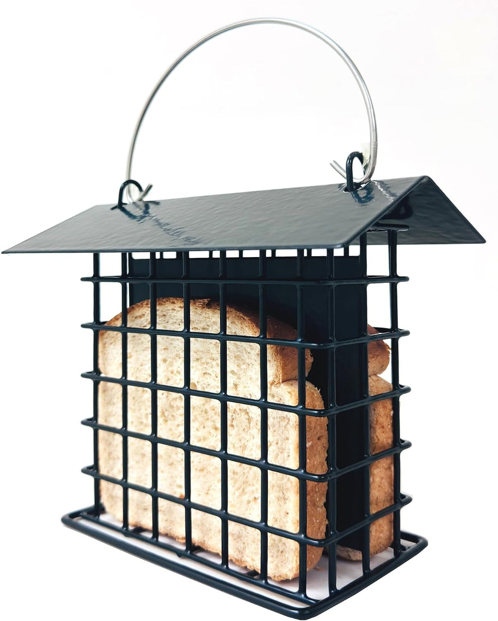 Deluxe All-Metal Double Suet Bird Feeder for Outdoors Hanging