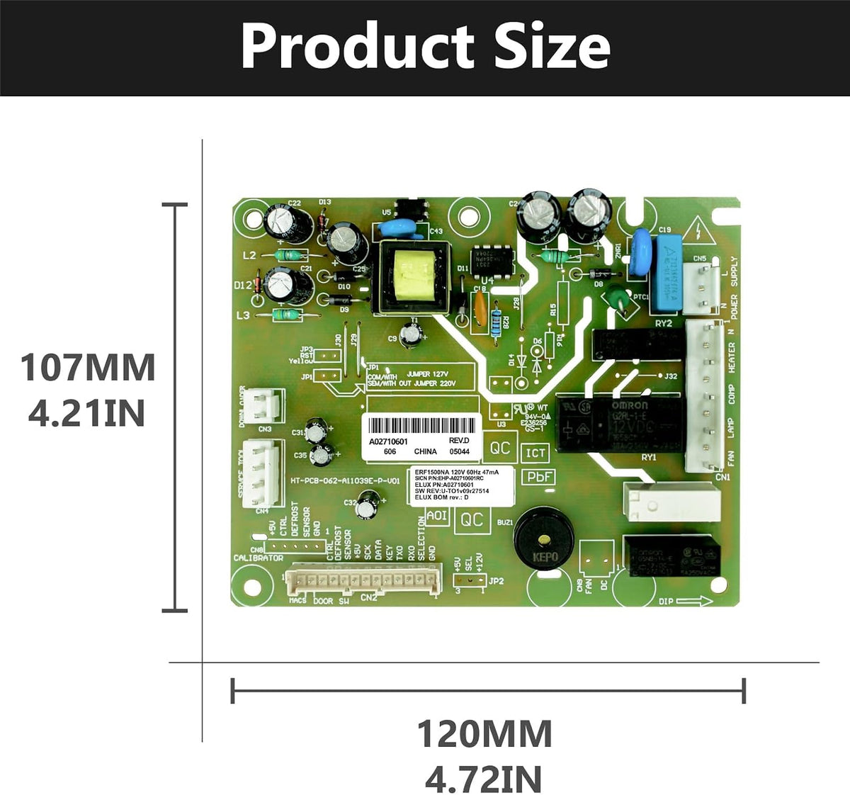 A02710601 Refrigerator Control Board Replacement