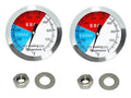 2 Inch BBQ Thermometer Gauge 2 Pack Smoker Temperature Gauge for Grill Pit