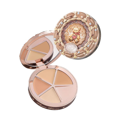 The Sweetie Bear 4-Color Concealer Palette with Mixing Plate