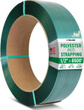 1/2" x 6500' Industrial-Grade Polyester (PET) Strapping Coil