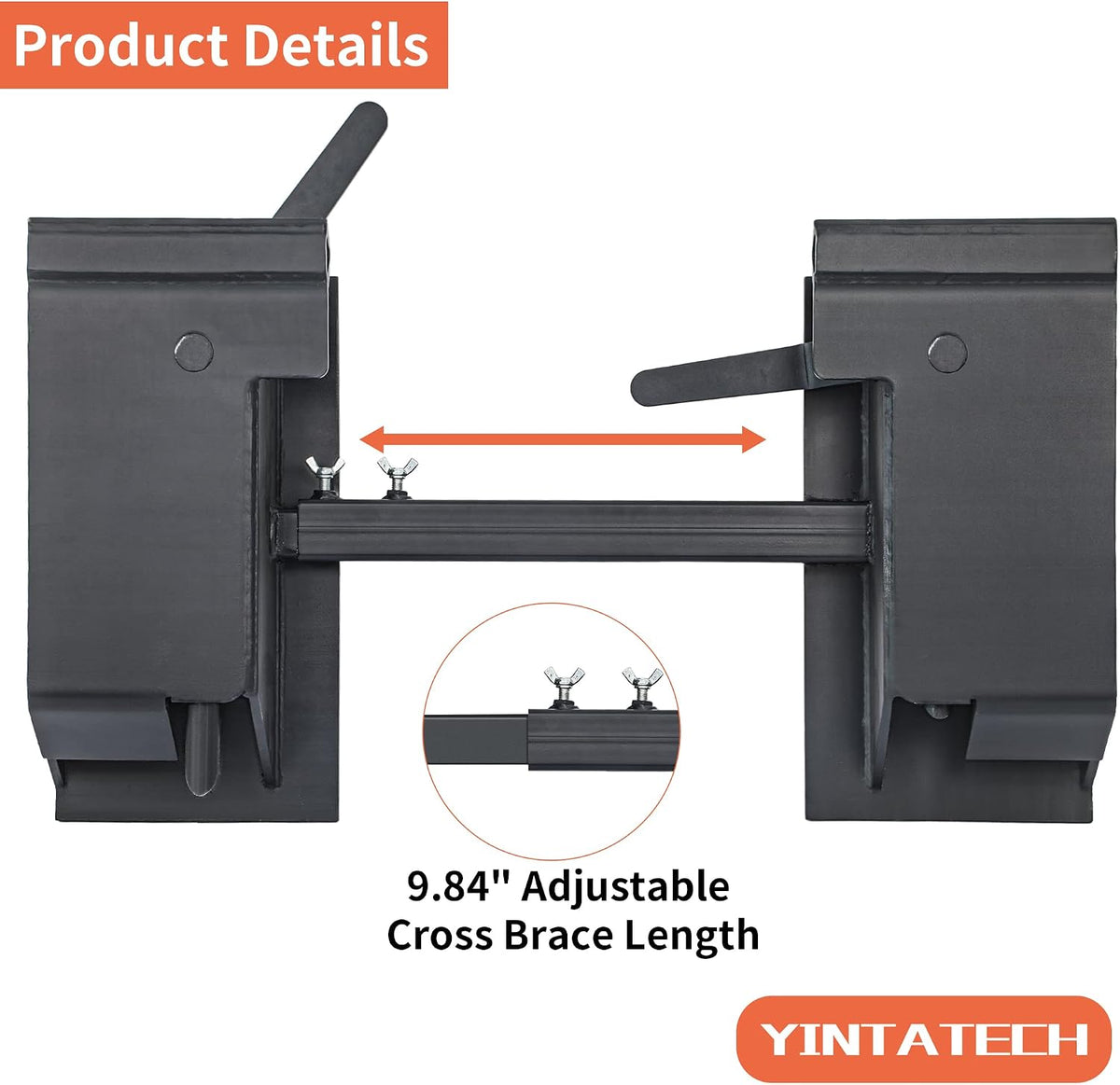 Quick Attach Adapter Skid Steer Attachment for Kubota Bobcat | Universal quick attach mount plate & conversion