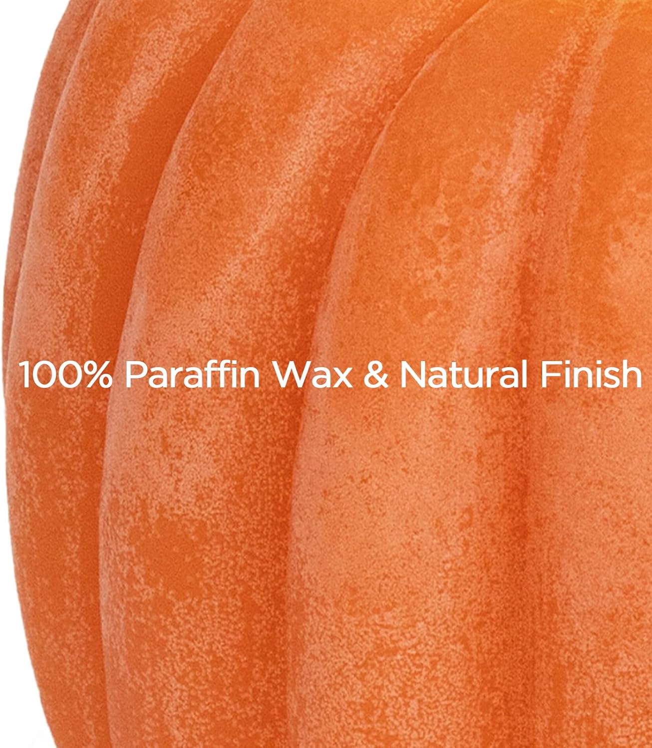 Fall Decorations for Home - Flickering Flameless Wax Pumpkin LED Candle | Timer Remote Control, Fall Decor
