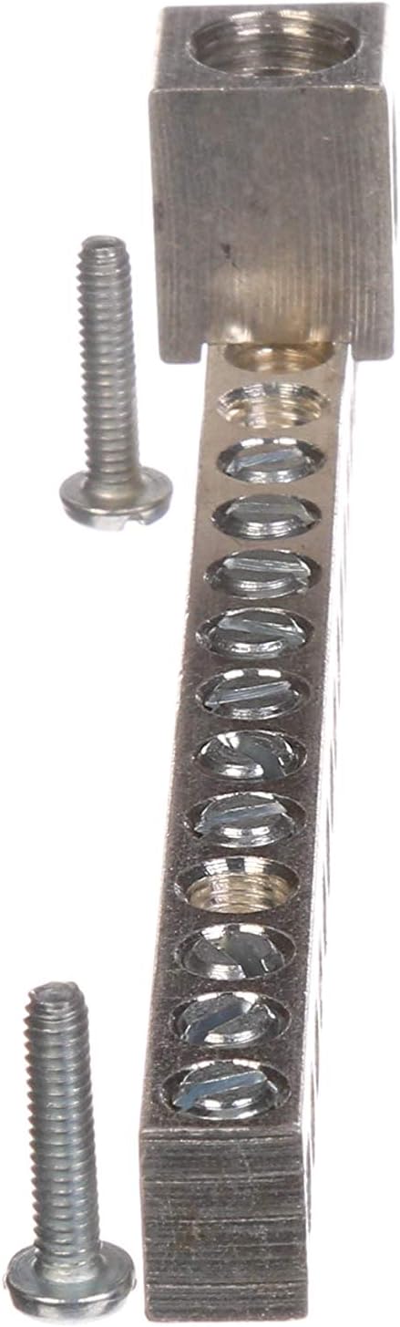 SIEMENS ECGB101 Ground Bar Kit with 10 Terminal Positions and a Ground Lug