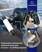 2PCS Boat Transom Saver Wedge for Outboard Motor Trailering Support