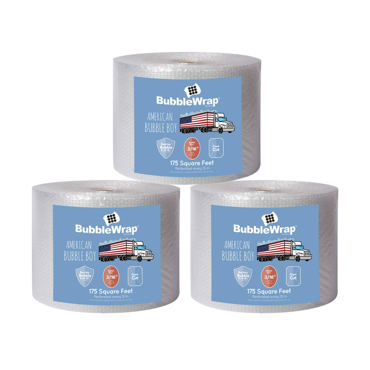 Bubble Wrap 525' **Bubble Bundle** for Packing, Shipping, Moving by American Bubble Boy