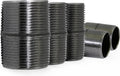 Everflow Supplies NPBL1500-5 Steel Nipple Pipe, Black