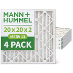20x20x2 MERV 13 Pleated 2" AC Furnace Air Filter. 4 Pack