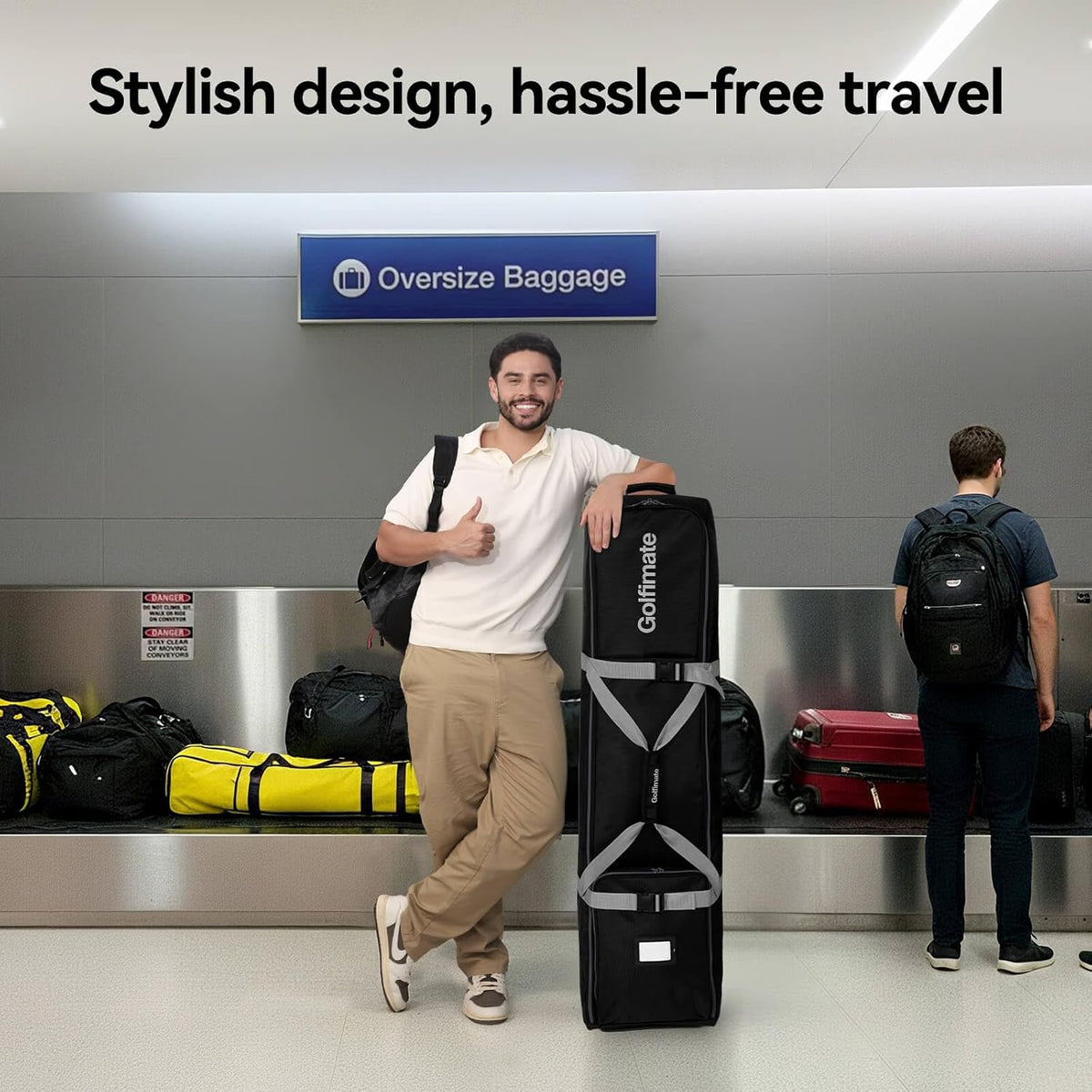 Full-Open Golf Travel Bags for Airlines, Golf Club Travel Case