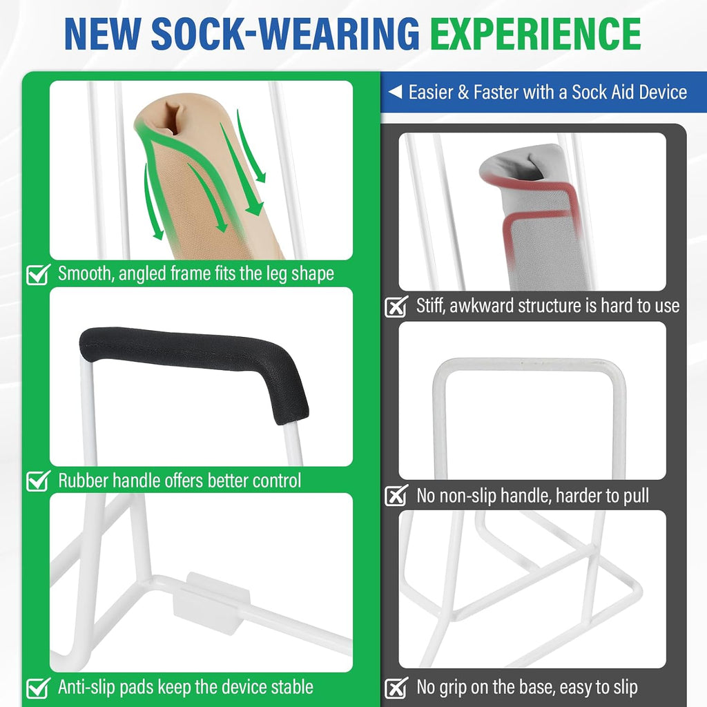 Compression Sock Aid Device, Stocking Donner Medium Calf (<18”)