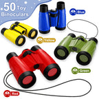 50 Pack Mini Binoculars Toys with Neck Strap for Kids, Multicolor