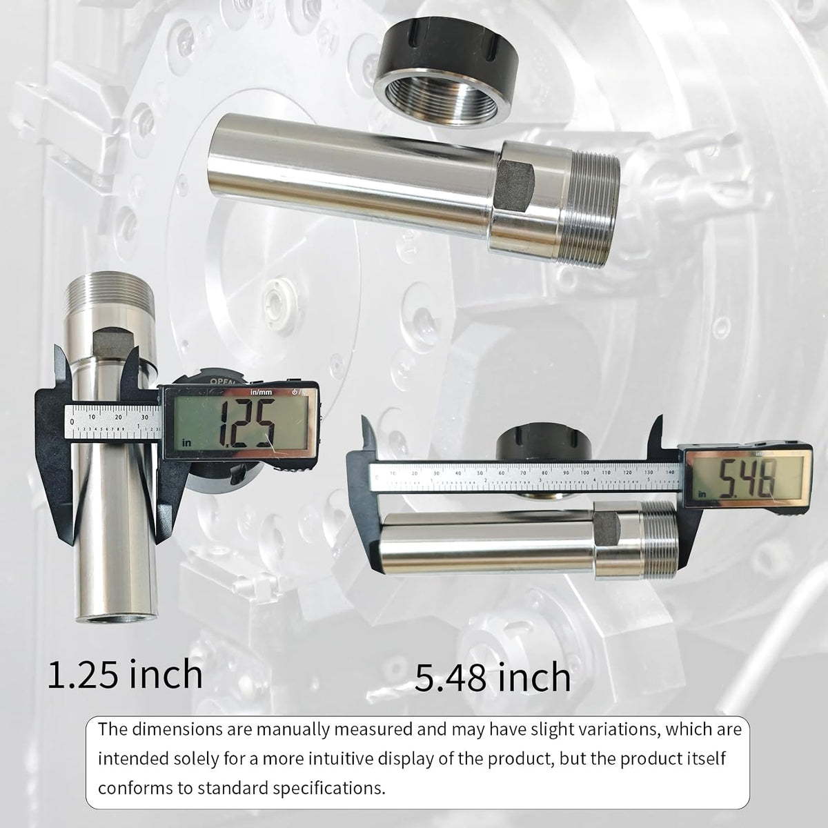 C32-ER32 Collet Chuck, Straight Shank ER32 Collet Chuck