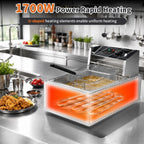 Deep Fryer with Basket for Restaurant Home Use