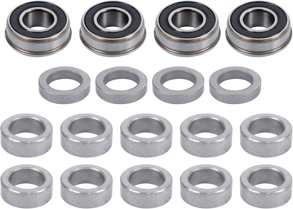 13x5.00-6 Airless Tire and Wheel, Replacement 13x5-6 Solid Rubbe Riding Lawn Mower Tire with Rim